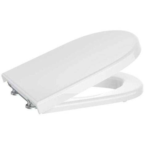 ASIENTO+TAPA ACCESS FIJACIONES REFORZADAS CON BISAGRA ACERO INOXIDABLE BLANCO