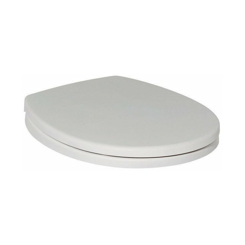 

Asiento WC CONTOUR 21 bisagras de acero inoxidable blanco STANDARD - Ideal
