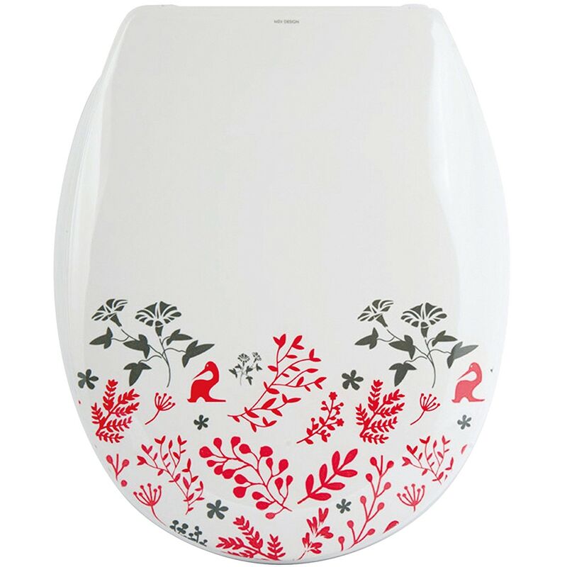 

Msv - Asiento Wc Thermo-Duro Cierre Lento Floral