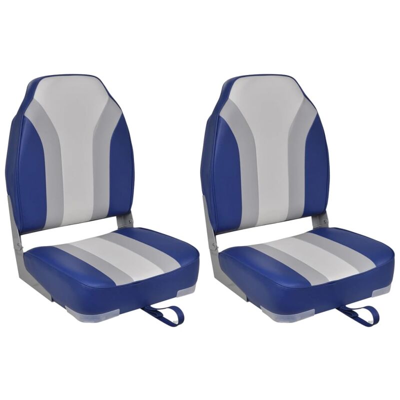 

Youthup - Asientos plegables para barco con respaldo alto 2 unidades