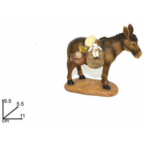 ASINO CON SACCHI  9,5 CM