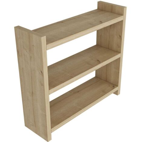 Asir Group Llc – Étagère de rangement en aggloméré – Dimensions 40x44x10 cm – Panneaux de particules mélaminé – Finition beige élégante