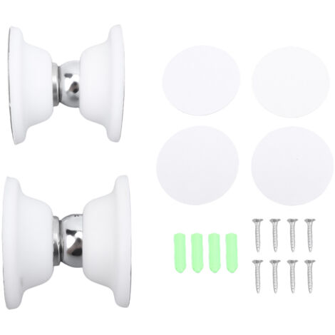 Asixxsix Wohnmobil-Magnettürstopper, animierter Magnet-Türgriff für Wohnmobile mit Klebeflächen, Türstopper für Wohnwagen und Camper (Weiß).