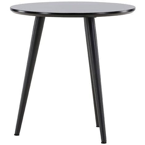 Askim Ecktisch Ø48 cm schwarz.