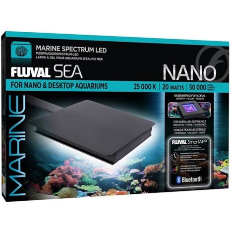 Askoll Fluval Marine Nano LED 20w - plafoniera bluetooth per nano acquari marini