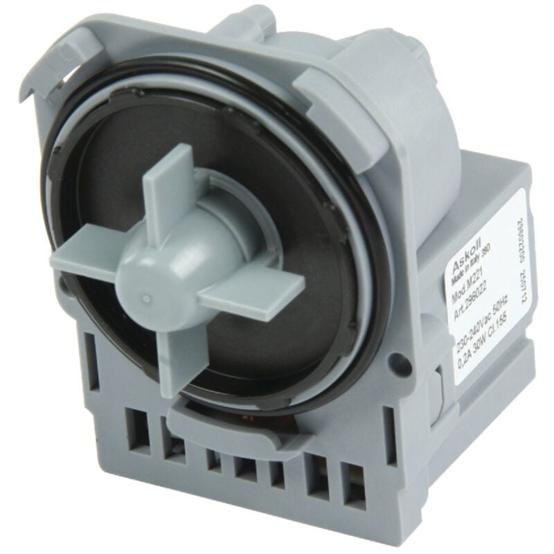 Pompe de vidange Askoll W2-07028-ask pour lave-vaisselle Aeg avec boîtier de pompe Montage à baïonnette 8996461216906