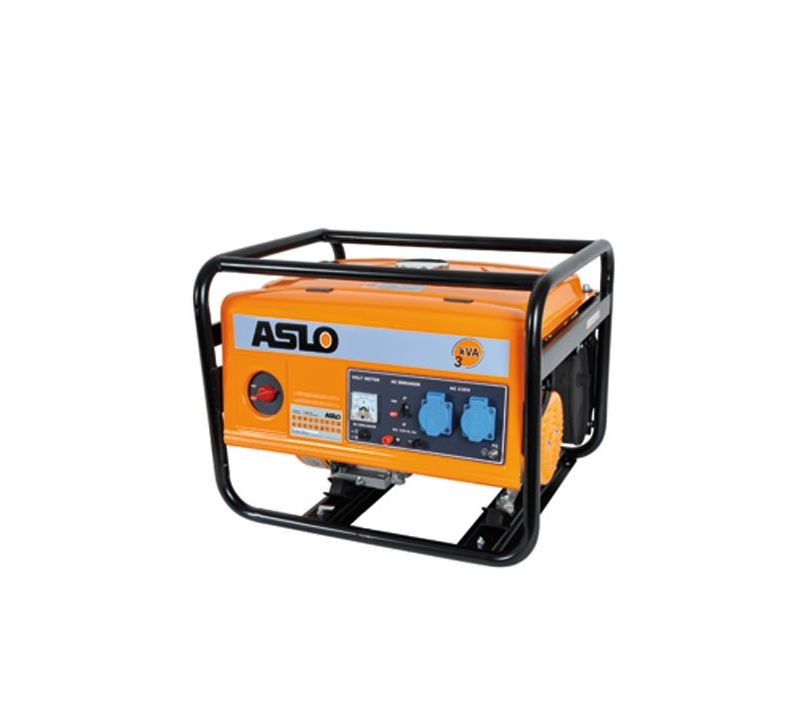 

Aslo-Generador gasolina 4T ASG38 6,5HP 3KVA 40KG
