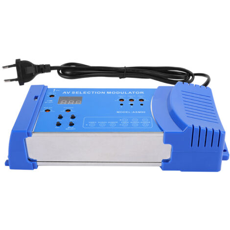 ASM90 Tragbarer VHF/UHF/PAL Digitalmodulator für Fernseher (EU 100-240V)