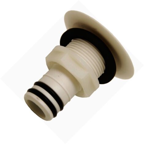 Aspen Pumps – Raccord étanche pour bac à condensats 20mm – Joints inclus pour étanchéité optimale – Installation facile sur bacs standards