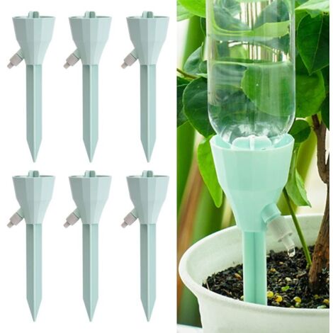 Aspersor automático mejorado para plantas, dispositivo de riego ajustable con interruptor de control de liberación lenta, inserto para maceta de riego, aspersor automático para días festivos (6)