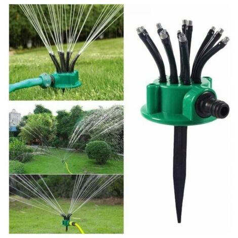 Aspersor de césped multiusos para regar plantas y niños que juegan en el jardín y el césped.