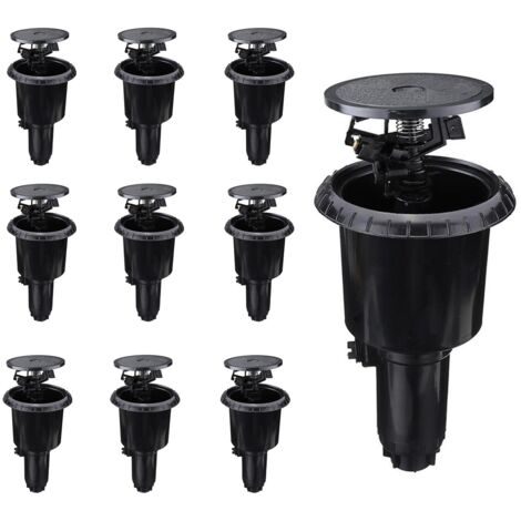 Aspersor de impacto 6008-PAW, toma inferior rosca hembra doble 1/2" y 3/4” y toma lateral hembra 1/2”. Pack de 10 unidades.  Aspersor de impacto muy resistente destinado a pequeñas y medianas