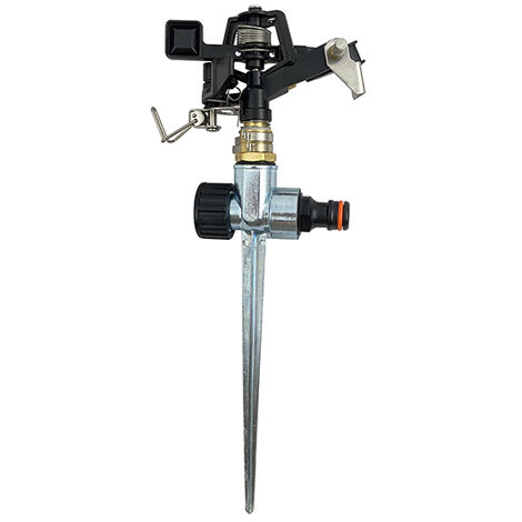 Aspersor de impacto metálico con estaca - 1/2"