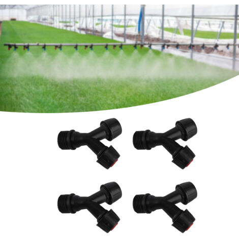 Aspersor de plástico de 1/2 pulgada, cabezal atomizador de 20 piezas para jardín.