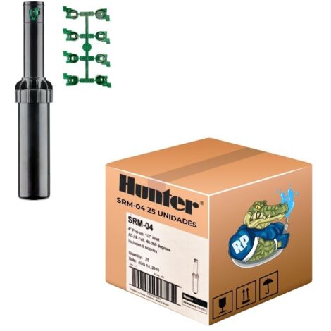 Aspersor Hunter SRM-04. Caja de 25 UDS