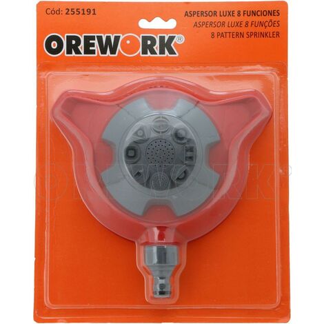 Aspersor Luxe 8 funciones Orework
