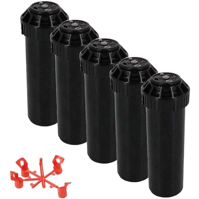 

Aspersor Rain S050-S. Alcance 5,5-10,7 m. Rosca 1/2' hembra (Pack x 5)