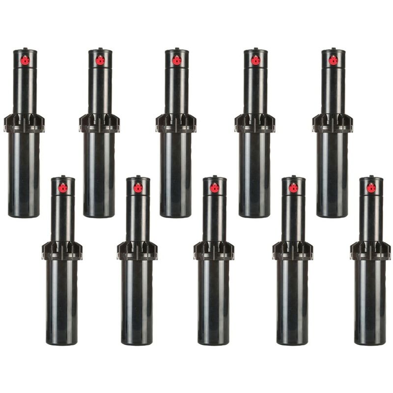 

Aspersor Rain S075. Alcance 6,7-15,5 m. Rosca 3/4" hembra (Pack x 10)
