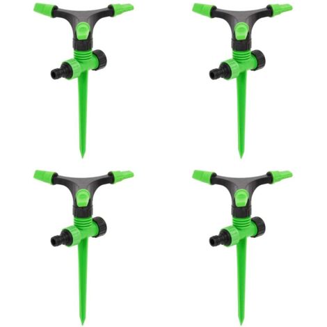 Aspersores giratorios 4 uds verde negro 16x13,5x25,5 cm ABS&PP