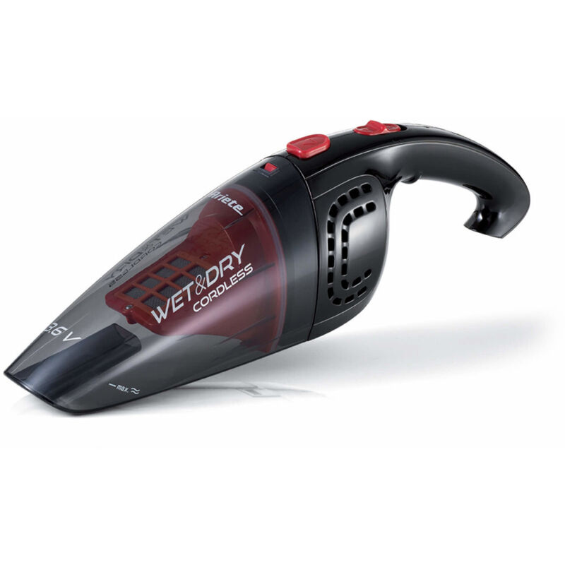 Ariete 2474 Wet and Dry Cordless Aspirapolvere Nero-Viola