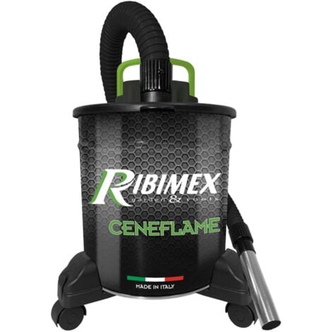 aspiracenenere elettrico ribimex "ceneflame" 1200 w 18 lt