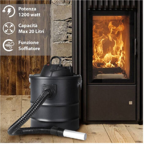 Aspiracenere Elettric 1200w Serbatoio Capacity 20lt Aspirapolver Cenere 4900