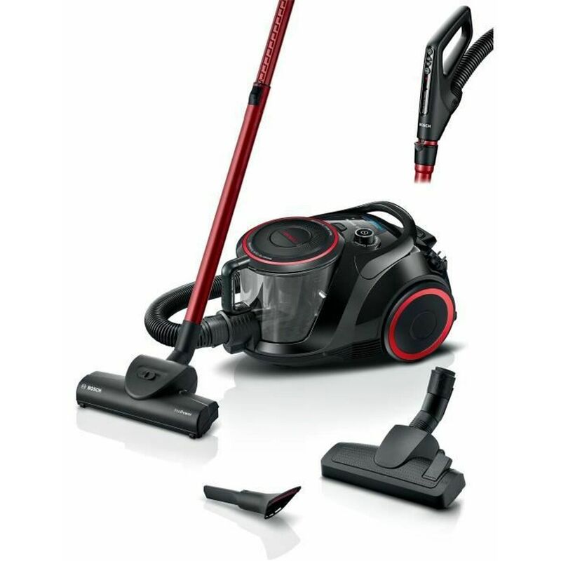 Bosch - Aspirador BGS41POW1 Negro Negro/Rojo 700 w