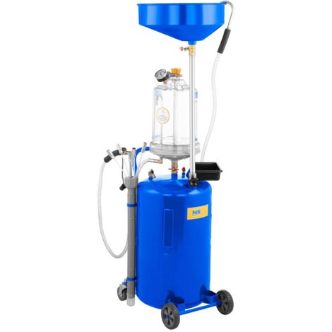 Aspirador De Aceite Usado Extractor Recolector Para Taller Mecánico Tanque: 75 L - Azul