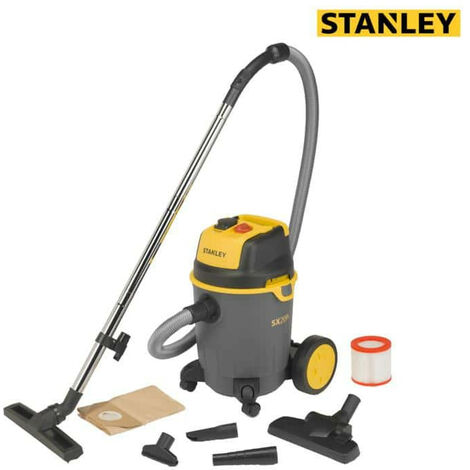Aspirador de agua y polvo STANLEY - 1200W - Tanque de polipropileno - 25L