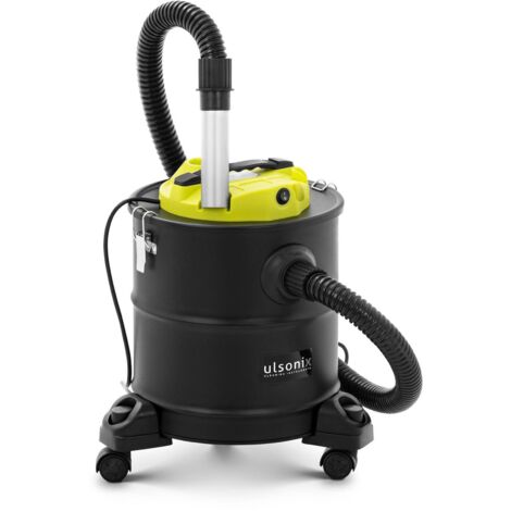 Aspirador De Cenizas Para Chimenea Horno Soplado Acero SPCC Filtro Ruedas 1200 W