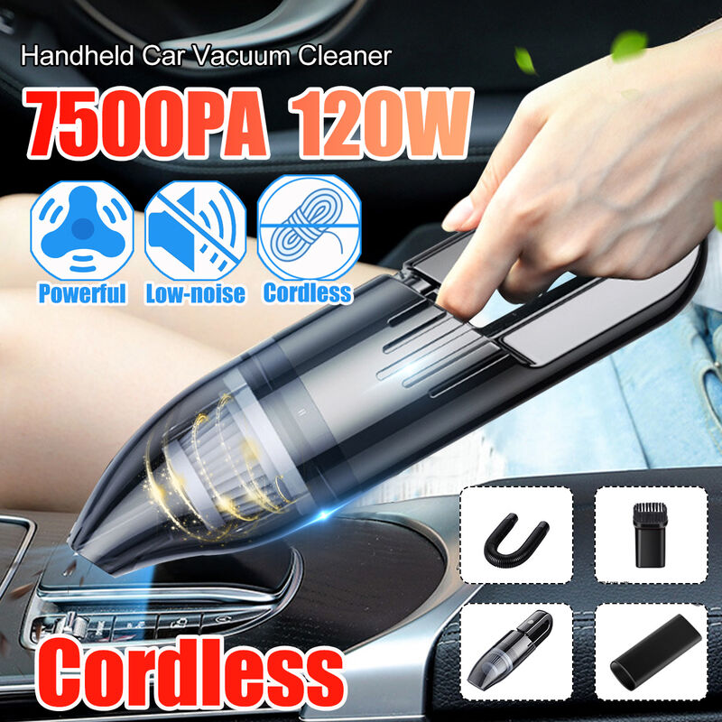 

Aspirador de coche portátil inalámbrico portátil 4000mAh 7500PA 120W Aspirador portátil