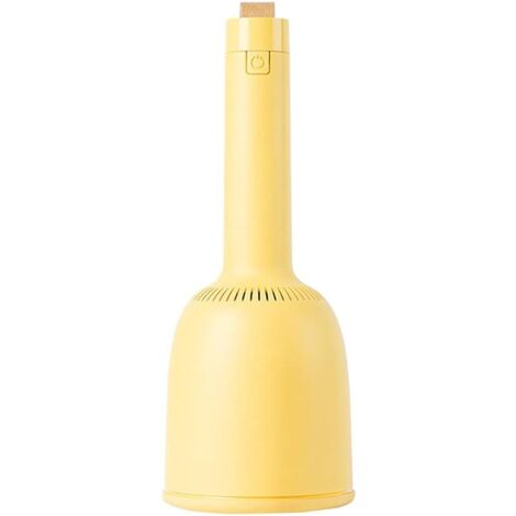 Aspirador de escritorio Aspirador de teclado Mini aspirador de mano Aspirador de escritorio Mini aspirador de mesa Amarillo