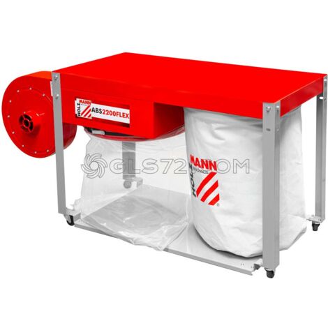 ASPIRADOR DE VIRUTAS POLVO EXTRACTOR DE MADERA 2200W HOLZMANN ABS2200FLEX 230V