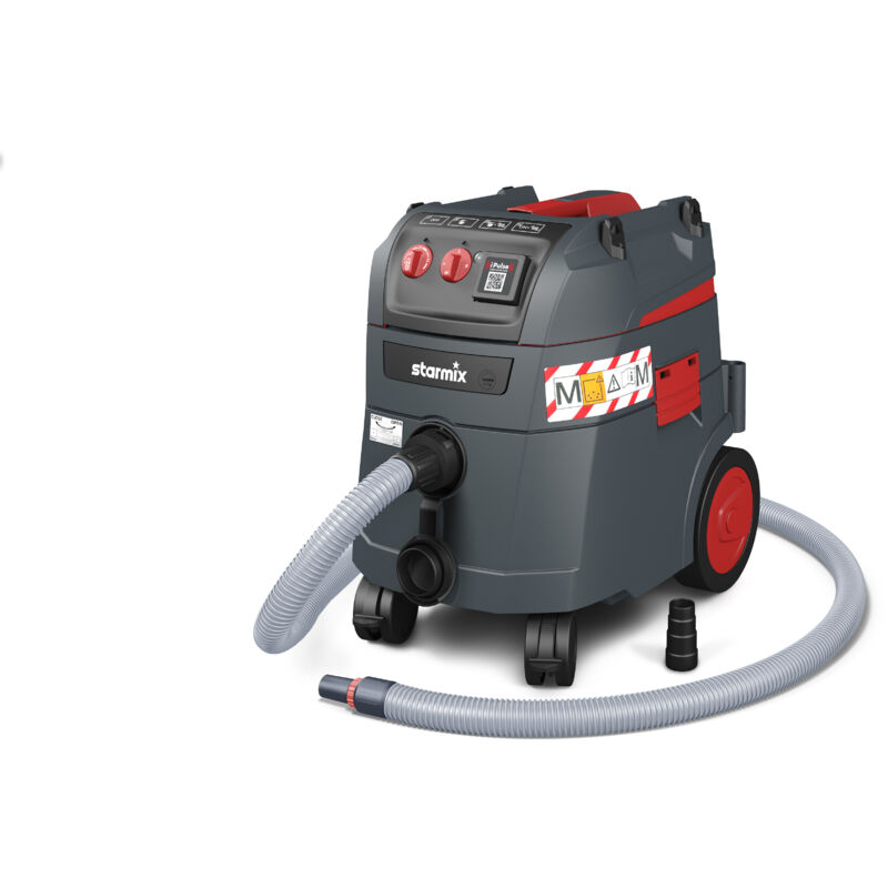 Aspirador en seco y húmedo Starmix iPulse M-1635 Safe (aspirador industrial / aspirador para obras y talleres) No. 018935