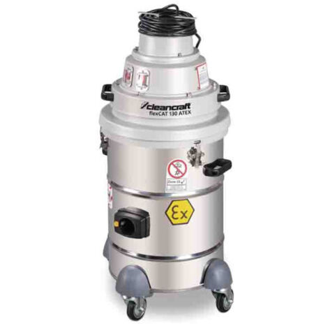 Aspirador flexCAT 130 ATEX con protección electrostática