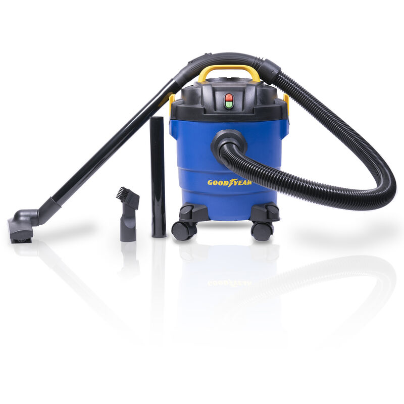 

Aspiradora polvo 10 litros seco y humedo 1000W - Goodyear