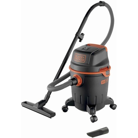 BLACK & DECKER Aspirador multiuso de sólidos y líquidos Black+Decker BXVC20PE (Potencia absorbida 1200 W, Capacidad del depósito 20 l)