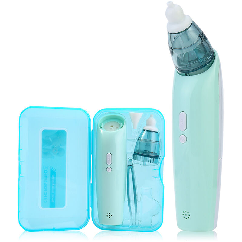 

Aspirador nasal para bebe Electirc, succionador de mocos higienico rapido seguro con 3 succion ajustable para limpiador de nariz para ninos recien