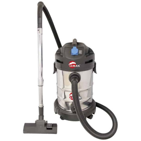 Aspirador Synchro bol de acero inoxidable 30L 1400W - LEMAN - LOASP301
