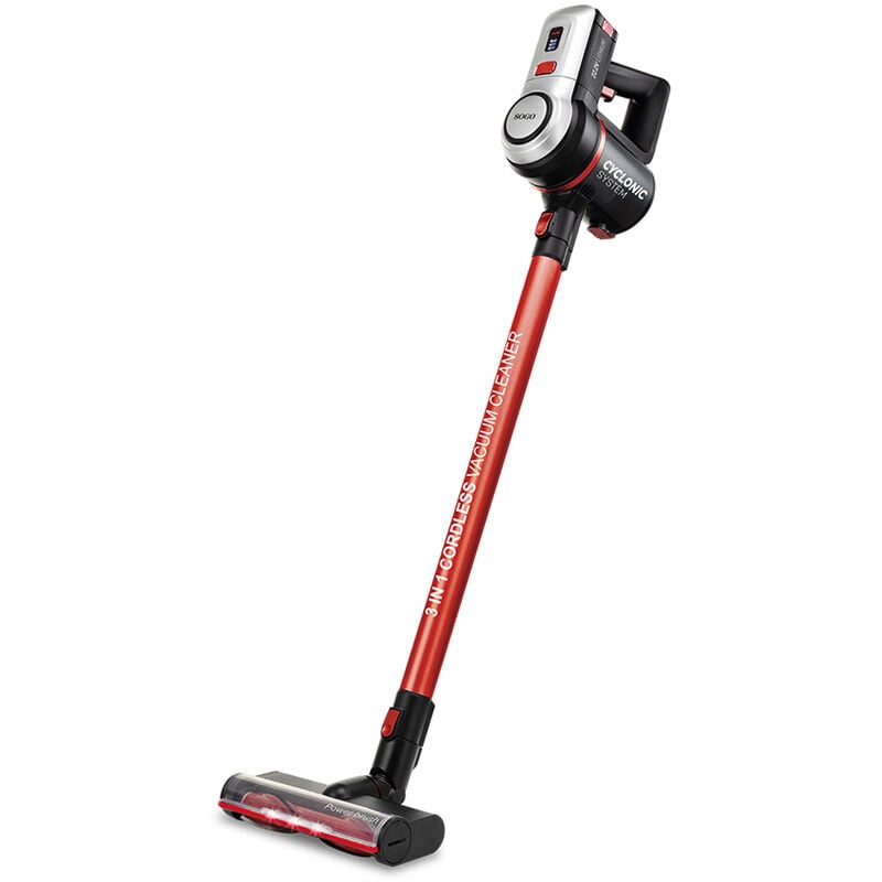 

Aspirador vertical recargable 2 en 1, 150W, Depósito 1,0L - 10Kpa, Modo Fregado