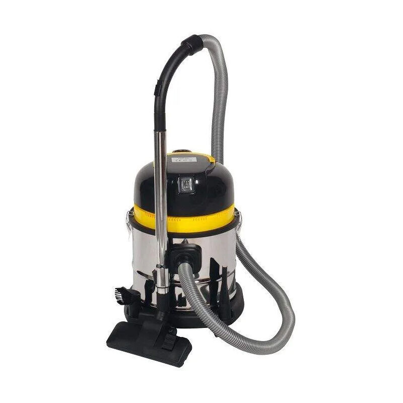 

Aspiradora 15 litros de agua y polvo en un tanque de acero inoxidable de 1200W