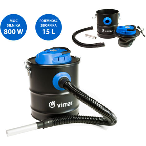 ASPIRADORA DE CHIMENEA 800 W, CAPACIDAD 15 L - W-999VC3