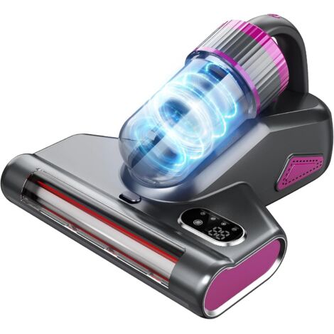Aspiradora de colchones inalámbrica, aspiradora de cama UV, aspiradora de mano con filtro HEPA de 14 Kpa para limpiar camas y sofás de tela