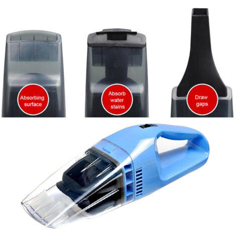Aspiradora de mano con cable de 12 V y 2600 Pa