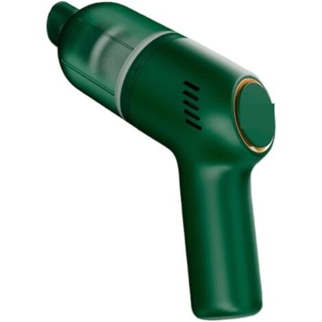 Aspiradora de mano inalámbrica: Mini aspiradora de mano recargable con potente succión, compacta y portátil, adecuada para limpiar coches y alfombras.