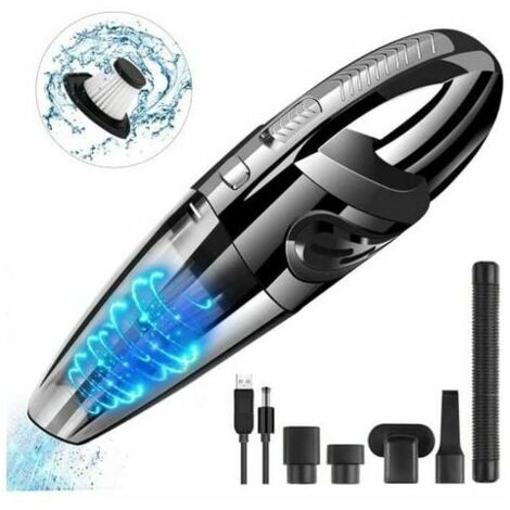 Aspiradora de mano inalámbrica YMYNY, aspiradora para coche de 3200 Pa, potente aspiradora de 120 W, recargable por USB