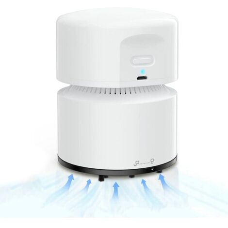 Aspiradora de mano, miniaspiradora, recargable por USB, 120 minutos de autonomía, apagado automático, inalámbrica, 360°, ideal para la escuela, la oficina y el hogar.