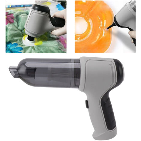 Aspiradora de mano multifuncional inalámbrica, batería de iones de litio 18650, ABS, 2000 mAh, 20 x 14 cm, 1 unidad principal, 7 accesorios, USB, carga inalámbrica.