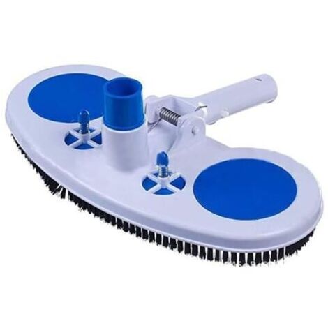 Aspiradora de piscina, aspiradora portátil de chorro de aire, cabezal de cepillo para limpieza de piscinas, cabezal de cepillo giratorio con cepillos laterales