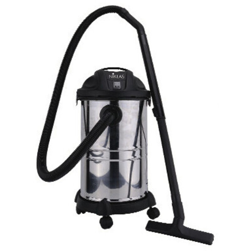 Aspiradora de polvo Domo Rac Inox 30 L 1000 W seco y húmedo – DOMO